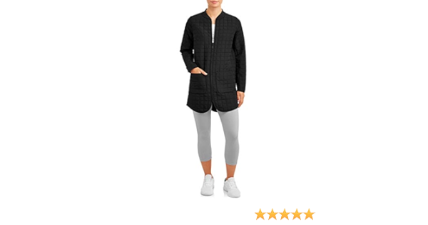 athletic works quilted tunic jacket