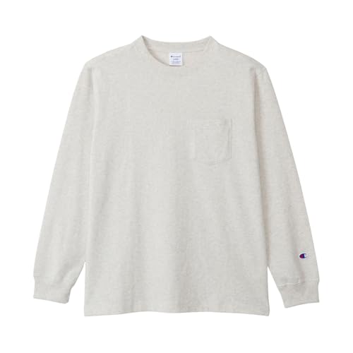 [チャンピオン] 長袖Tシャツ 長袖 丸首 綿100％ ロングスリーブTシャツ C3-W401Z-810-L