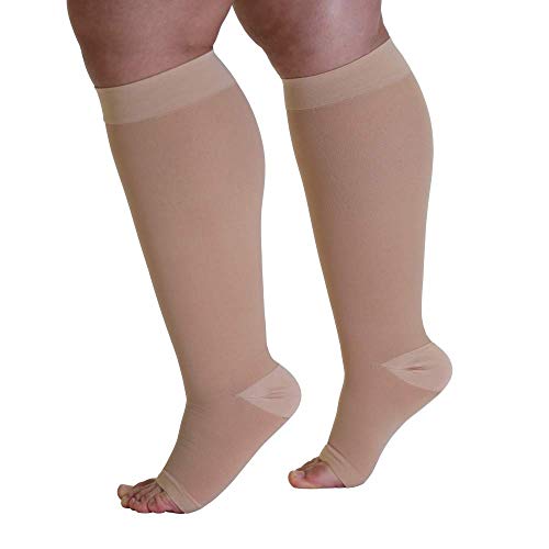 plus size support stockings