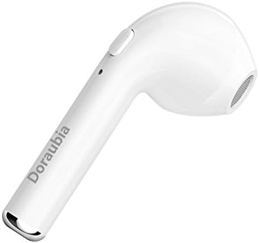 Single Bluetooth Earbud, Mini Wireless Bluetooth Headset Stereo Headphone Cordless Sport Earphone with USB Charging Chord for Apple AirPods iphone 8, 8 plus, X, 7, 7 plus, 6s, 6S