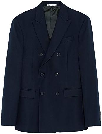 zara double breasted blazer men