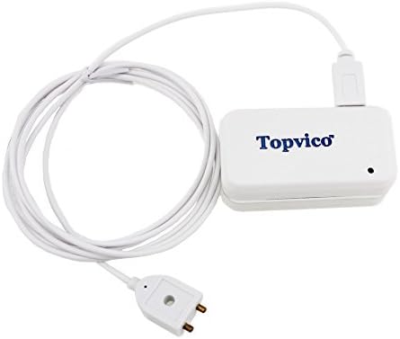 Topvico Z-Wave Plus Water Leak Detector Sensor, Flood Alarm, Battery Operated, Home Automation