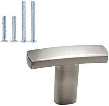 Homdiy Knobs For Kitchen Cabinets 5 Pack Brushed Nickel Drawer