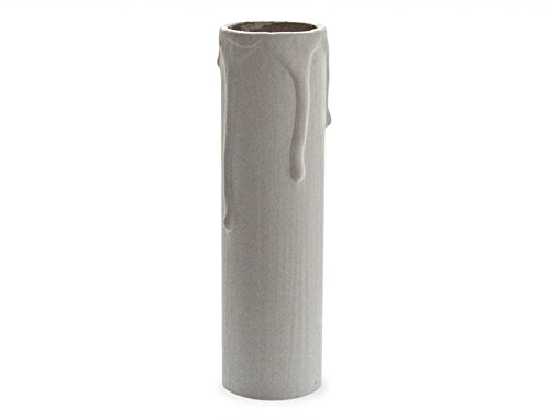 Card Candle Tubes - 100mm (White,Dripped)