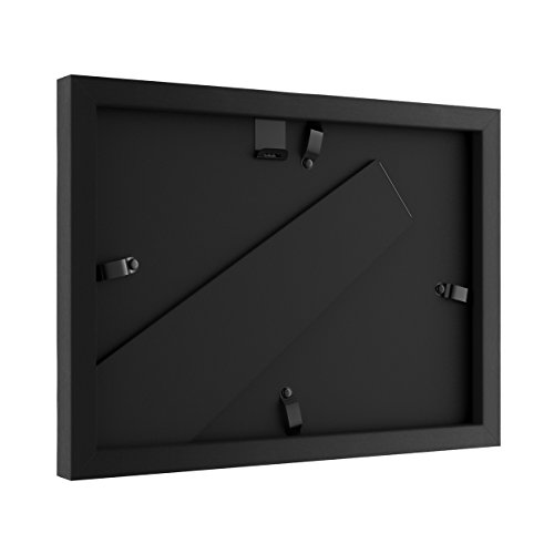 UnityStar Picture Frame 5x7, 2-Pack Solid Wood Wall Picture Frames Display 4X6 inch with Mat and 5X7 inch No Mat,Tabletop or Wall,Mounting Material Included - Thumbnail 6