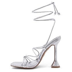 Shoe Land SL-Melody Women's Lace-Up Heels, Dressy