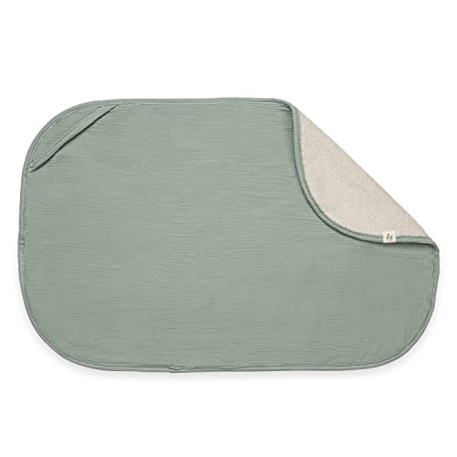 hauck 2 in 1 Changing Mat Liner & Baby Towel 44 x 69 cm, Sage