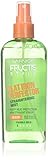 Protects hair from flat iron heat - Garnier Fructis Style Sleek & Shine Flat Iron Perfector Straightening Mist 24 Hour Finish, 6 Fluid Ounce