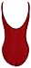 Zero City Women's One Piece Swimsuit Monokini Lace-up U Back Swimsuits Red XXL