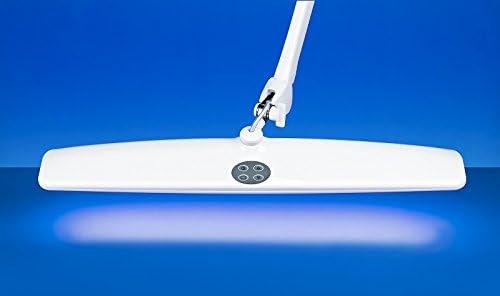Lightcraft LED Task Lamp with Dimmer Switch, White, 745mm (D) x 262mm (W) x 120mm (H) - Image 4
