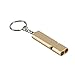 Michael Josh 2PCS Outdoor Loudest Emergency Survival Whistle with Carabiner and Lanyard for Camping Hiking Dog Training (Gold)