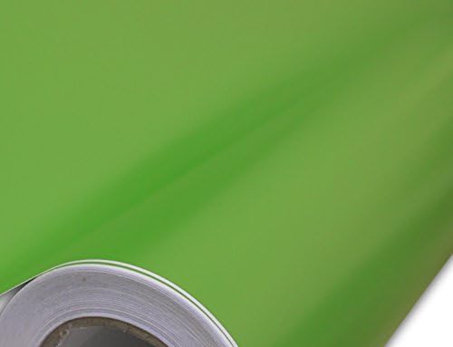 Hachi Auto Satin Apple Green Vinyl Car Wrap 12-by-60-inch