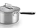 T-fal E75724 PerformaPro Stainless Steel Dishwasher Safe Induction Compatible Saucepan Cookware, 3-Quart, Silver