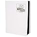 Monster Binder - 4 Pocket Trading Card Album - Matte White (Anti-theft Pockets Hold 160+ Yugioh, Pokemon, Magic the Gathering Cards)