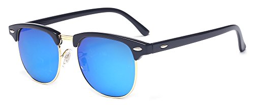 Outray vintage half frame horn rimmed with metal rivets…