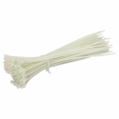 RGB Networks Ltd 100 Cable Ties Premium Pack,300 x 4.8mm Long Black ROHS and Zero Halogen Low Narrow Smoke Strong Zip Ties Tie Wraps Fastener Nylon Plastic Cable Management