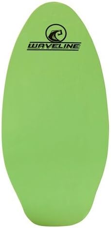 Waveline Skimboards Neon Wooden - Choose Color and Size (Green, 30")
