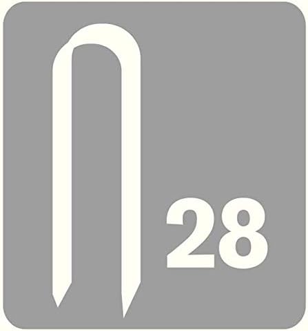 Rapid High Performance No.28 White Cable Staples, Leg Length: 11 mm, 11891931 - 5000 Pieces, grey, 11mm - Image 3