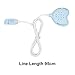 3in1 Bed Child Rechargeable Bedwetting Alarm Enuresis Baby Monitor for Boys Girls Adults Incontinence Seniors Loud Sound Vibrating Urine Detection Cure Potty Training, Urologist Tested(Blue)