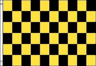 Amazon Com Neoplex 3 X 5 Checkered Black Yellow Flag Office
