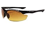 HD Xloop Sunglasses Mens Black Wrap Cycling