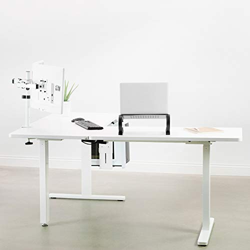 VIVO Electric MultiMotor Height Adjustable Corner 3 Leg Standing Desk