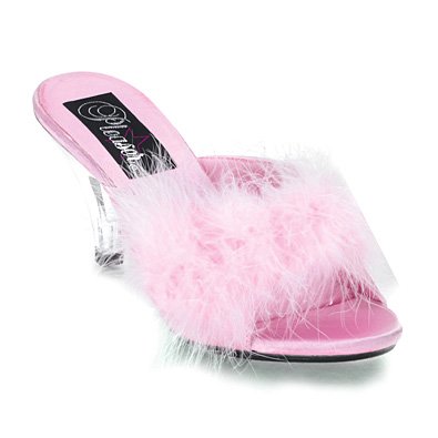Fabulicious Women's Belle-301F Marabou Slipper