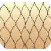 28 Dark Brown Disposable Nylon Hairnet - 10 case - 144 count.