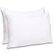 Mellanni Cotton Pillow Cases w/Zipper - Set of 2 Standard Pillow Covers, Protectors 20 x 30 Inches (2-Pack Queen, White)