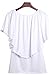 Merryfun Women's Top Off The Shoulder Loose Casual Ruffle Tunic Blouse Shirt