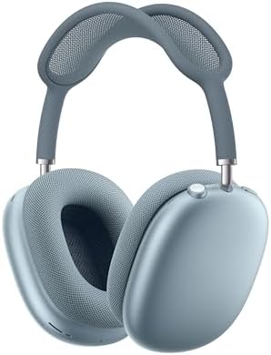 AirPods Max Kabellose Kopfhörer, aktive Geräuschunterdrückung auf Pro Level, Transparenzmodus, personalisiertes 3D Audio, USB-C Ladecase, Blau