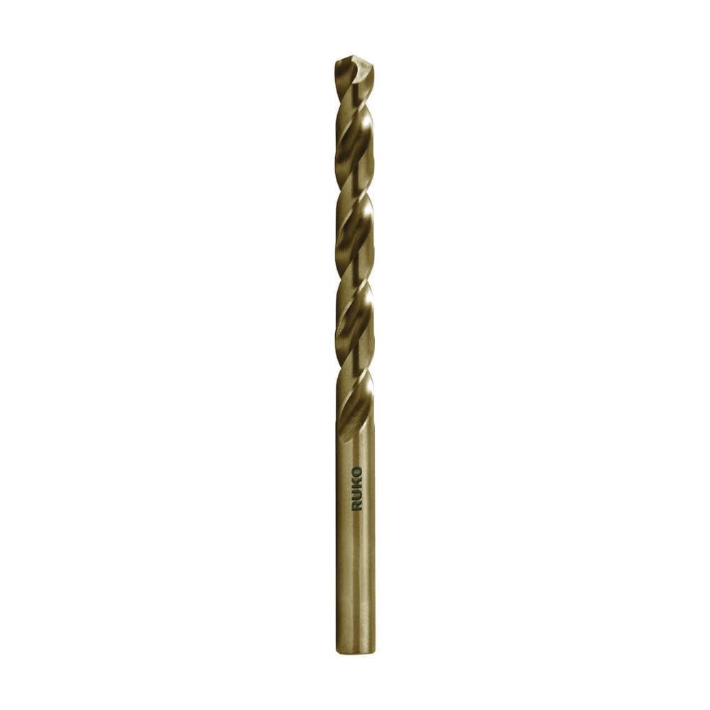 Ruko 215050 Twist Drill Bit DIN 338 Type N Hss Co 5 Cobalt, Full Ground, with Auto Centering, 5 mm (Pack of 1)