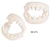 Shark Teeth, Real Looking Great White Shark Teeth, Pretend Play, 1 Size Fits All, Set of 2
