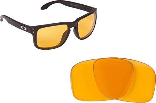 New SEEK OPTICS Replacement Lenses Oakley HOLBROOK - Hi Intensity Yellow