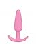Doc Johnson Mood - Naughty 1 - Silicone Anal Plug - Medium - 3.9 in. Long and 1 in. Wide - Tapered Base for Comfort Between The Cheeks - Medium - Pink