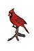 Hi-Line Gift Ltd Cardinal on Branch Statue