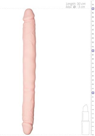 EasyToys Dildo Collection, Double Dong with Beautiful Acorn for Real Feel, 100 Percent Phthalate-Free Soft Silicone, Lifelike Double Ended Dong - Image 4