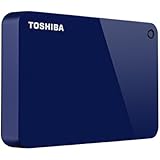 Toshiba Canvio Advance 4TB Portable External Hard Drive USB 3.0, Blue (HDTC940XL3CA)