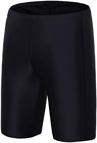 Avellara Women Solid Long Active Swim Shorts High Waisted Long Board Shorts