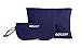 GOSLEEP 2-in-1 Travel Sleep Mask with Memory Foam Pillow That Prevents Head Bobbing and Blocks Light for Better Sleep During Road and Air Travel - Navy Blue