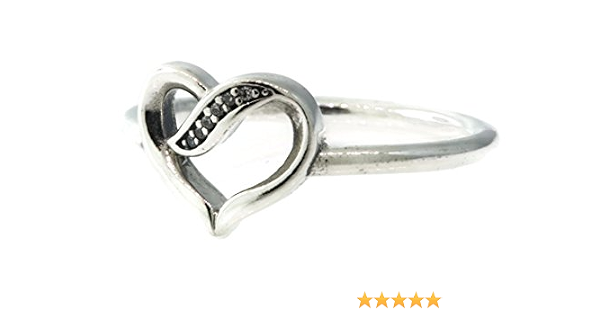 PANDORA Ribbons of Love Ring, Clear CZ 