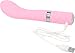 Pure Love Silicone G-Spot Vibrator Pink, Rechargeable and Multi Speed with Swarovski Crystal Button, Pretty Quilted Vibrator