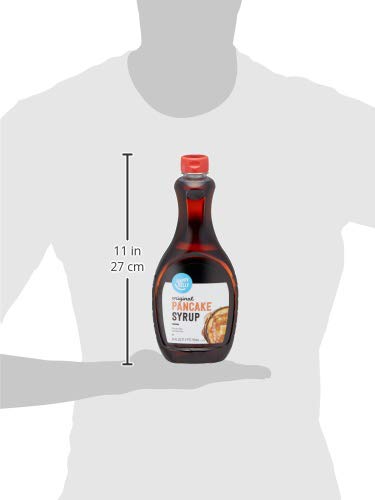 AMAZON BRAND – HAPPY BELLY PANCAKE SYRUP, ORIGINAL FLAVOR, 24 FL OZ
