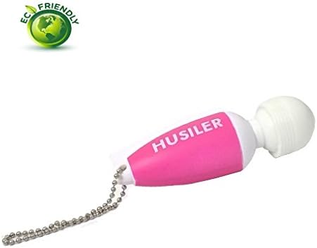 Mini Massager Wireless Waterproof Ultra-quiet power wand massager Pendant by LOVENIGHT (Pink)
