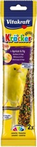 Vitakraft Kracker Canary Treat Sticks with Apricot and Fig 2pk Case of 7