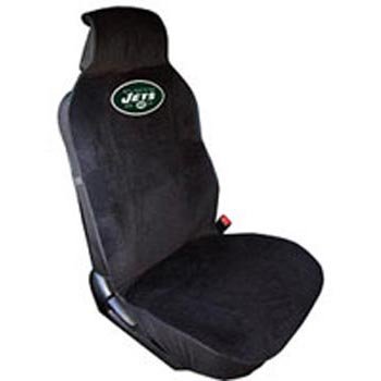 NFL New York Jets Seat Cover, Black, One Size