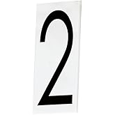 Maxim 53632WT House Number 2 - Singleton, White