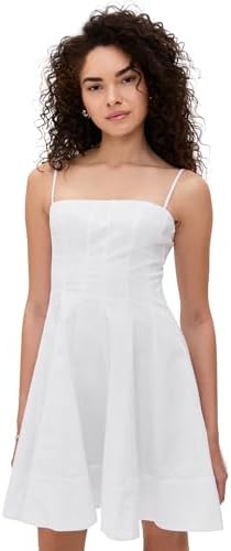 STAUD Women's Laura Linen Mini Dress, Blush Canyon, XS at Amazon Women's  Clothing store