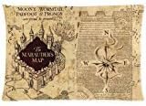 Hertanercase Custom HARRY POTTER The Marauder's Map Pillowcase Standard Size Design Cotton Pillow Case Custom Zippered Soft Pillow Cases 20x30 (Two sides)