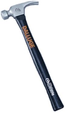 Dalluge Tools 02170 21-oz Framer Hammer with Nailoc - Milled Face with 18" Straight Wood Handle (DAWG21)